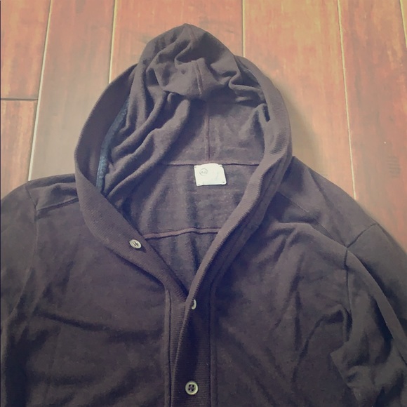 AG Brown hooded cardigan - Picture 2 of 3